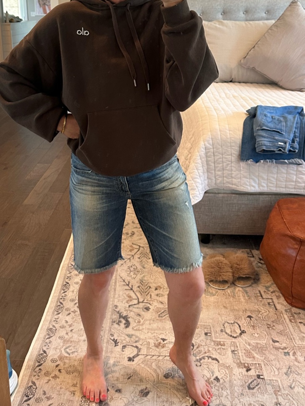 AG Adriano Goldschmied The Nikki Short Relaxed Skinny